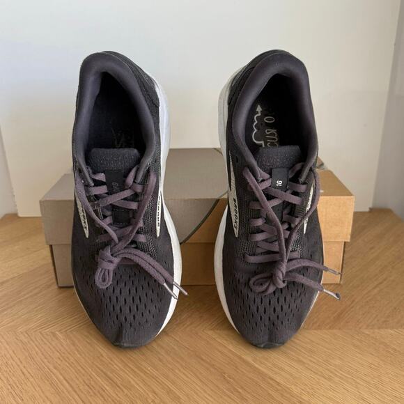Brooks Ghost 16 Black/Grey/White Women Running Sneakers - SZ 8 - Picture 11 of 15